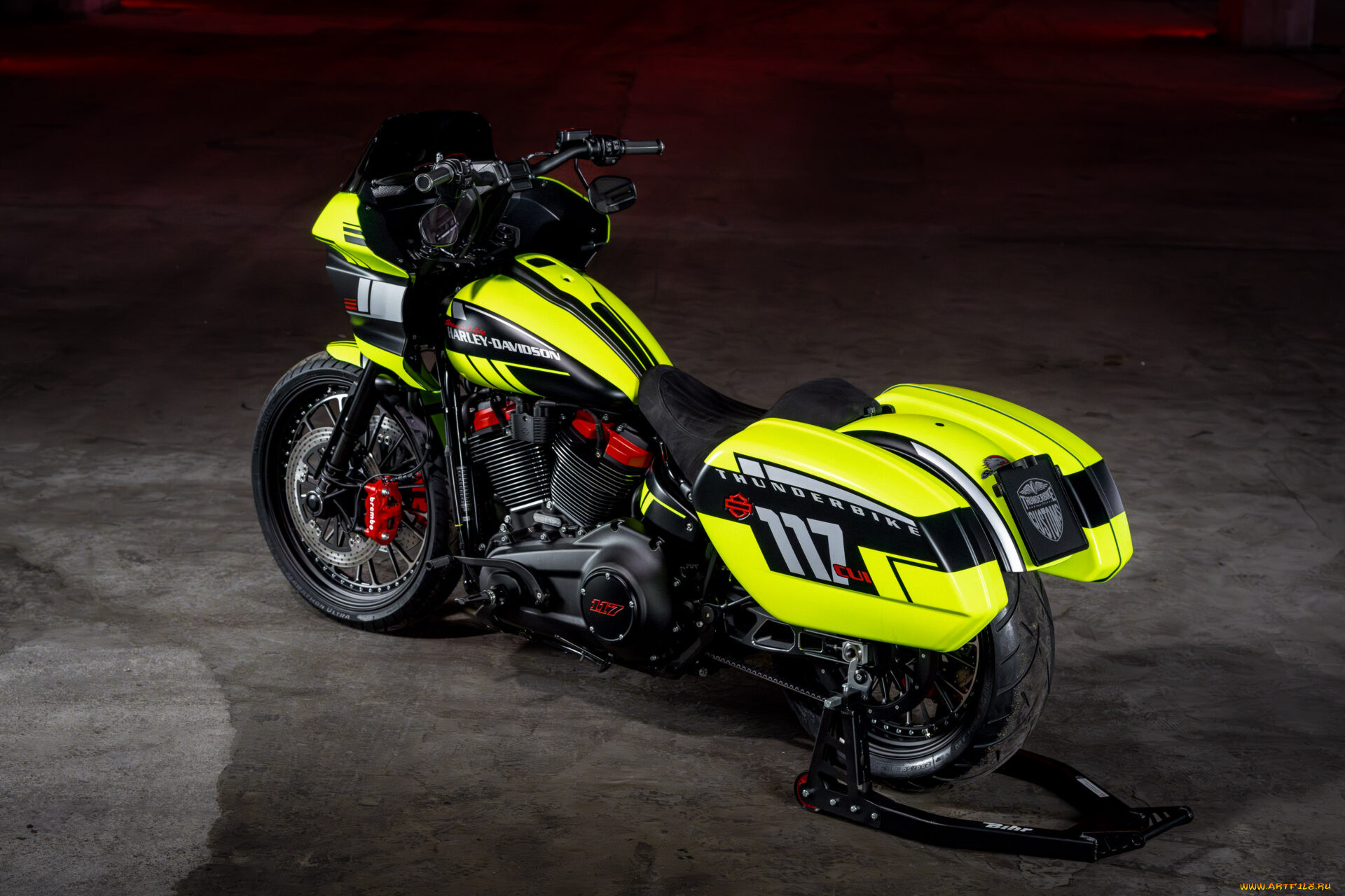 , harley-davidson, softail, low, rider, st, customized, pro-performance